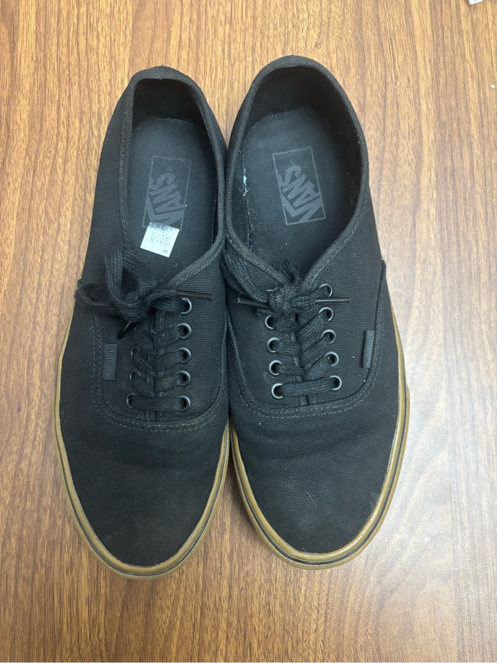 Vans Men’s Black Canvas Sneakers